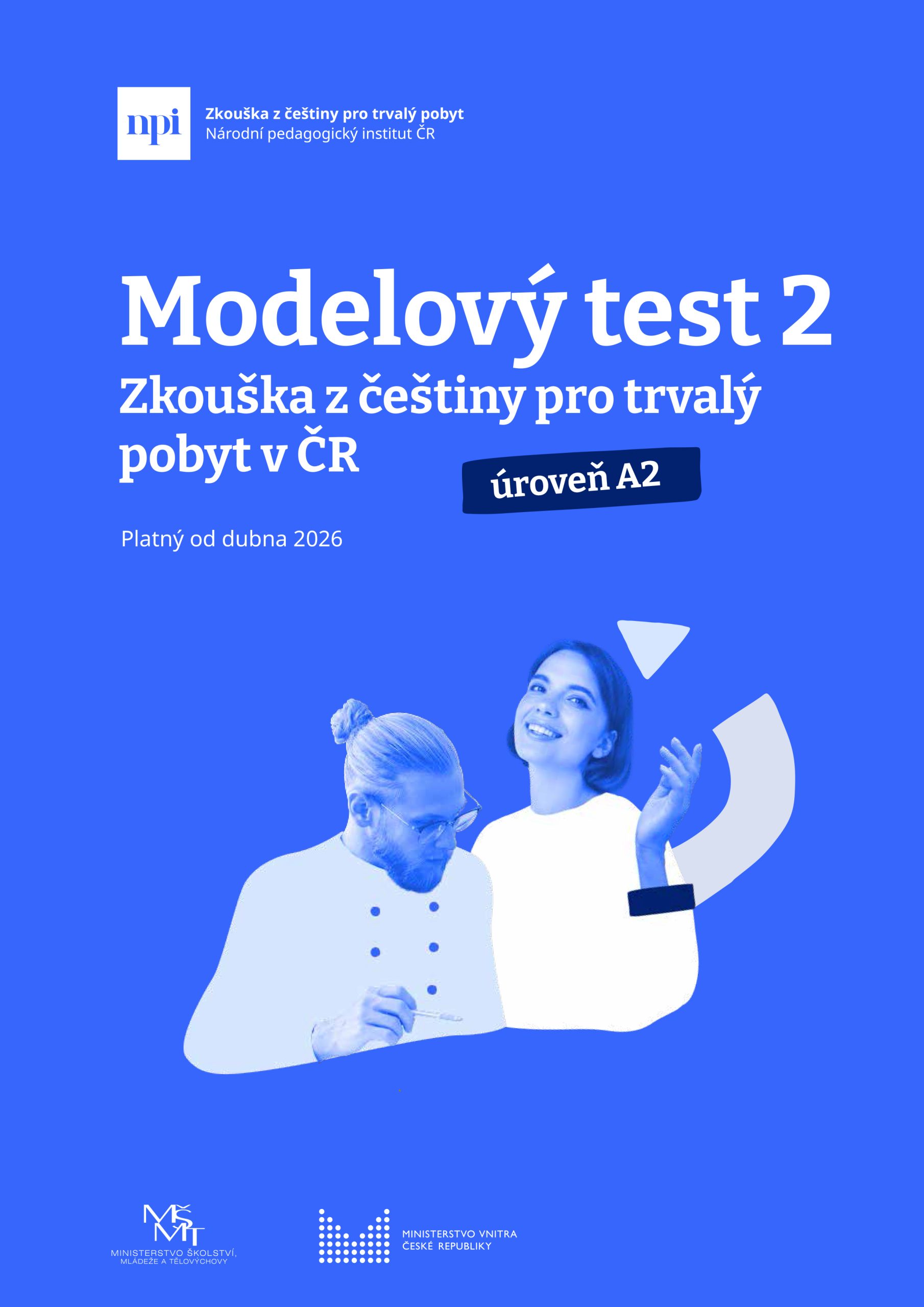 Titulka Modelový test A2 – varianta 2
