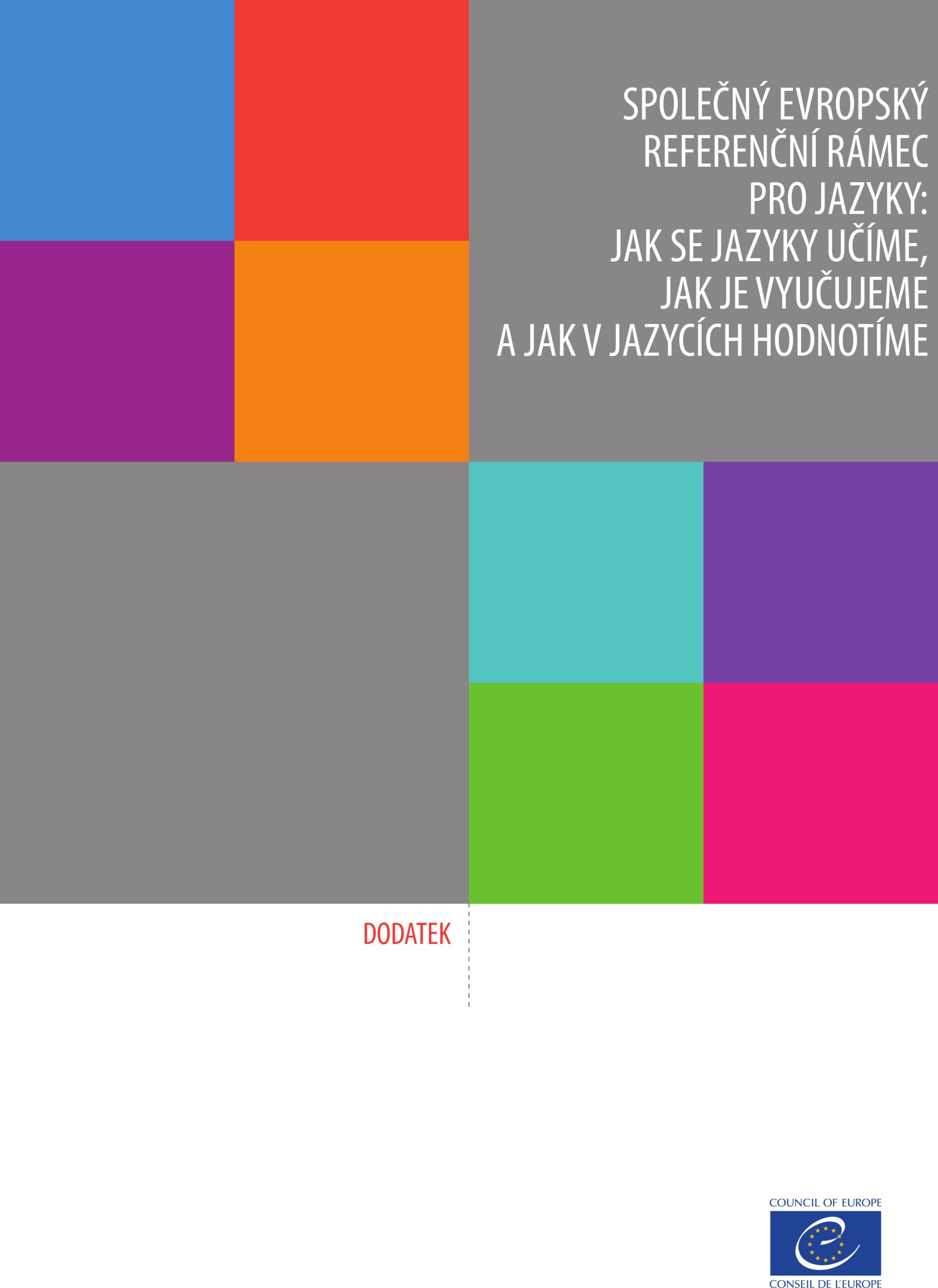 Obálka dokumentu Společný evropský referenční rámec pro jazyky (CEFR)